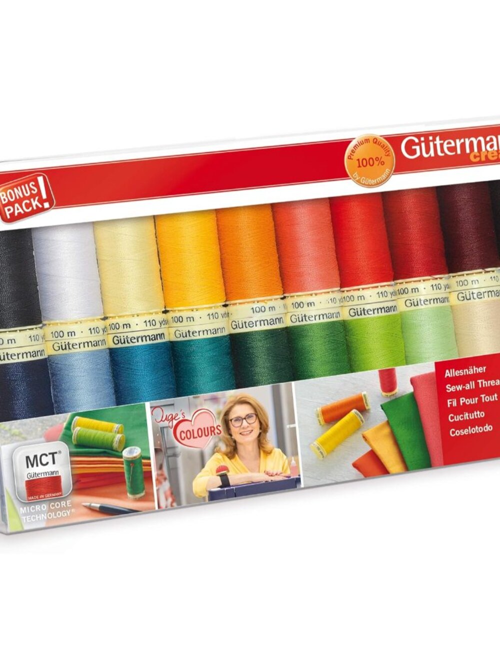 734610-1 Thread Set Sew-All 100 m x 20 reels, Multicoloured
